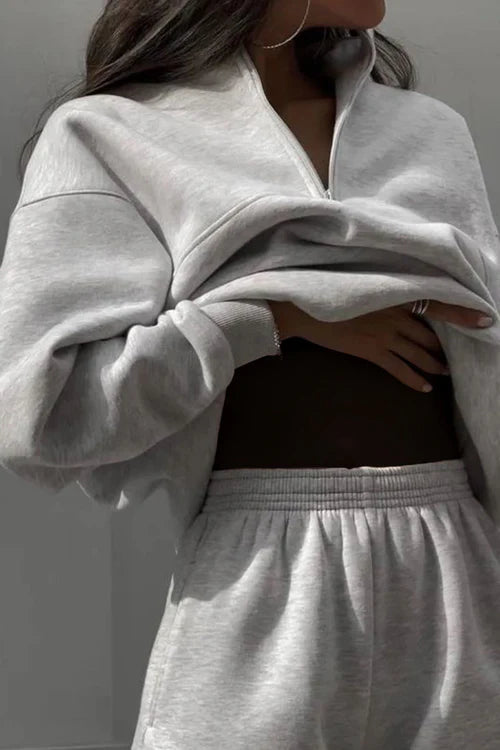 IVY - TWO PIECE SET IN COTTON BLEND