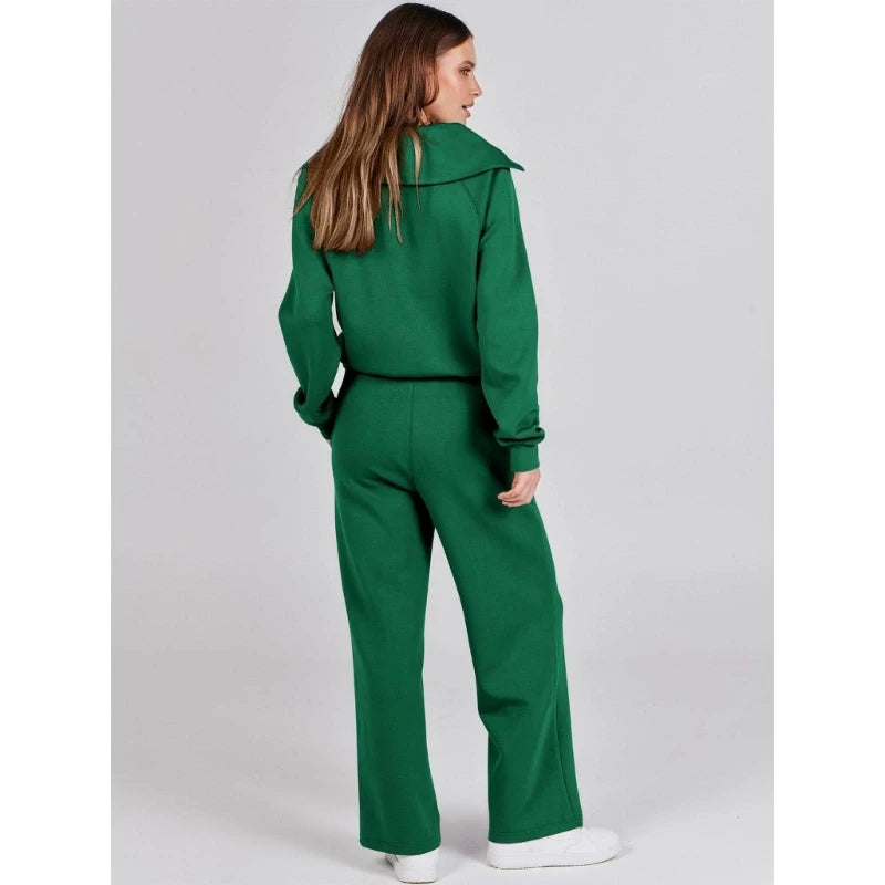 ASTRID - HOODIE AND WIDE LEG TROUSER SET