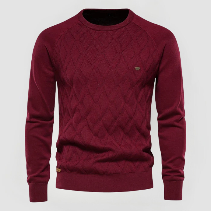 CONNOR - CABLE KNIT JUMPER