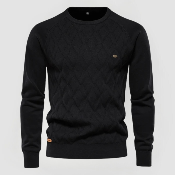 CONNOR - CABLE KNIT JUMPER