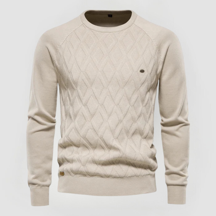 CONNOR - CABLE KNIT JUMPER