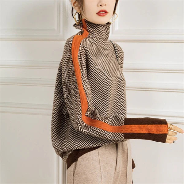 AMBER - COMFORTABLE KNITTED JUMPER