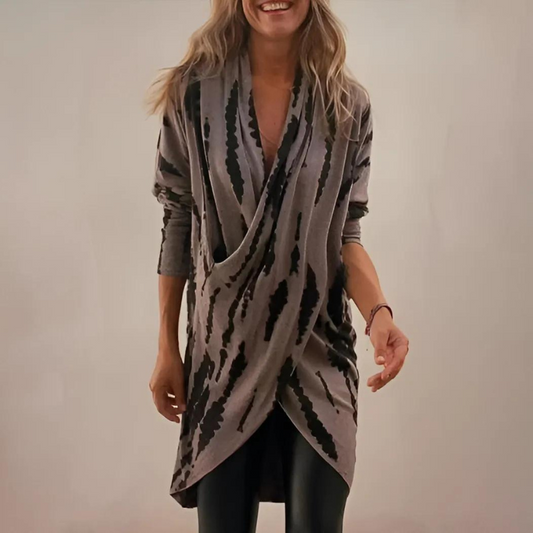 LILY - LUXE V-NECK TUNIC WITH LOOSE FIT