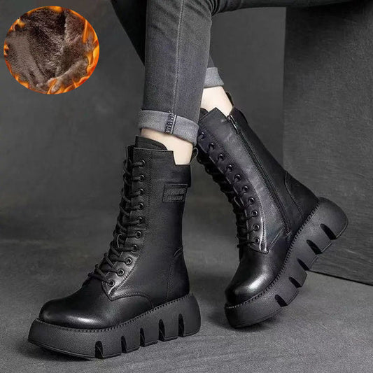 CHRISTINE - FASHIONABLE ERGONOMIC LEATHER BOOTS