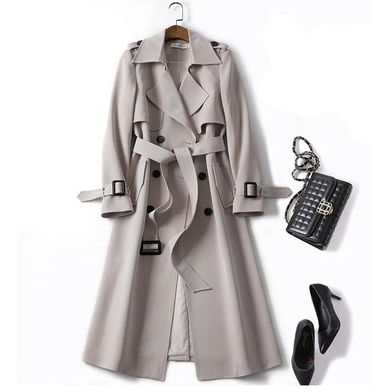 ELIZABETH - CLASSIC COAT WITH ADJUSTABLE BELT