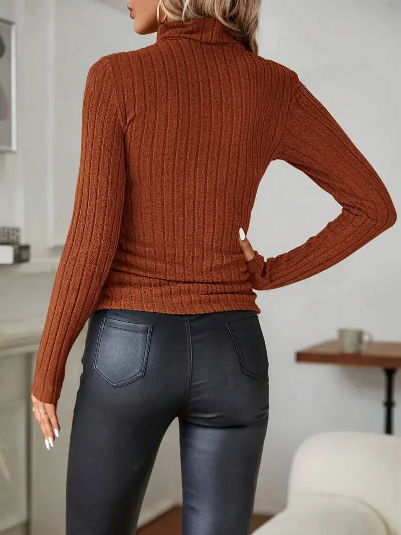 MARGARET - RIBBED KNIT SWEATER