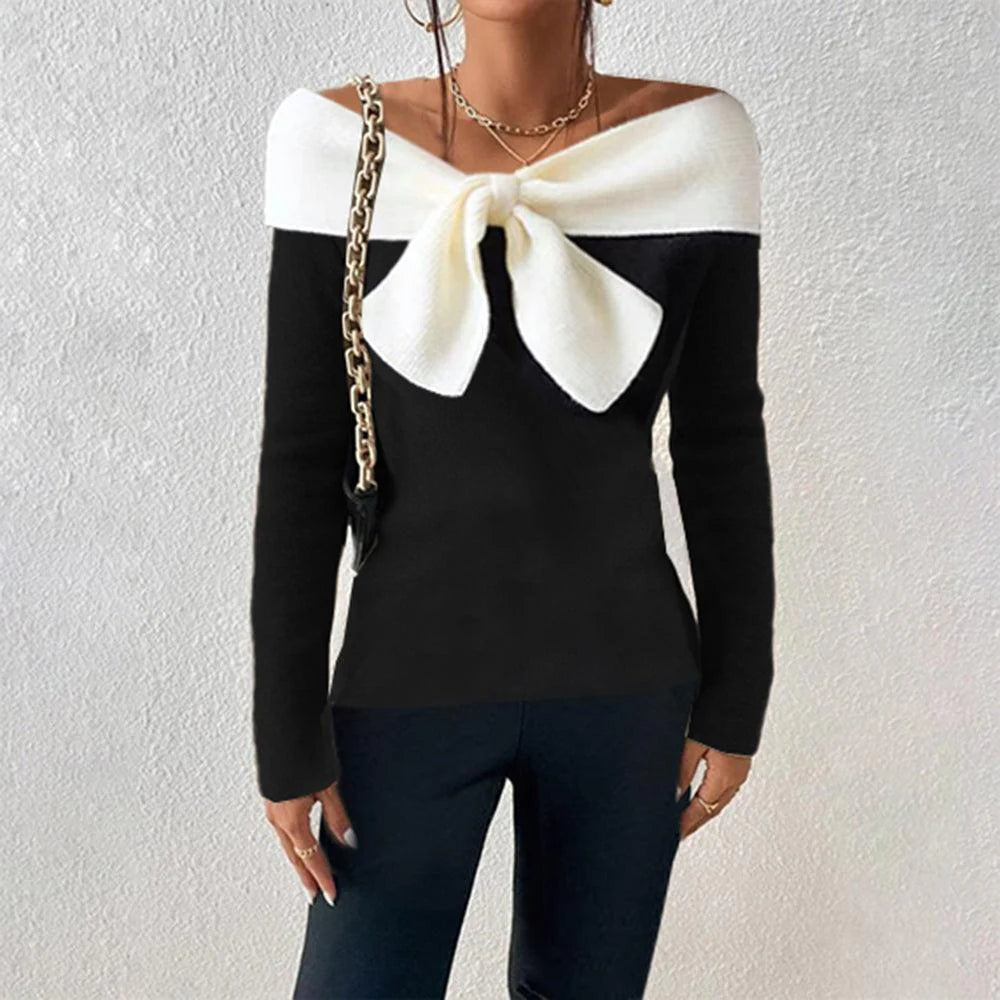 MARILYN - ELEGANT V-NECK SWEATER