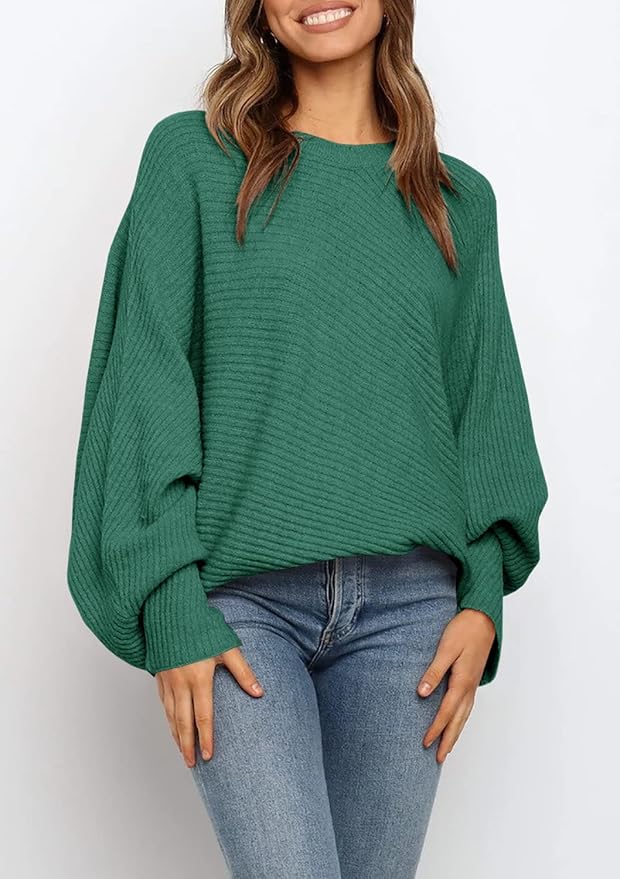 VICTORIA - OVERSIZED RIBBED KNIT SWEATER