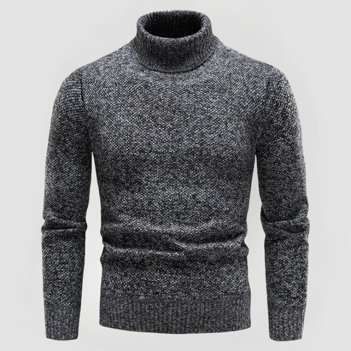 CHARLES - KNITTED TURTLENECK JUMPER