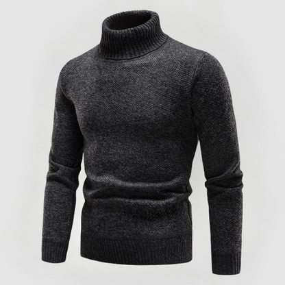 CHARLES - KNITTED TURTLENECK JUMPER