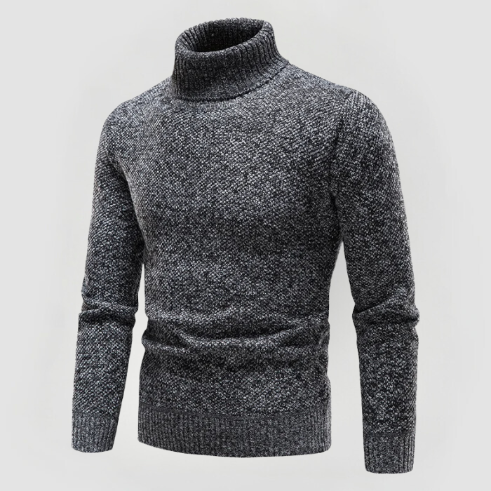 CHARLES - KNITTED TURTLENECK JUMPER