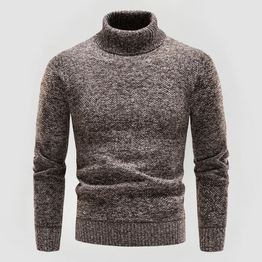 CHARLES - KNITTED TURTLENECK JUMPER