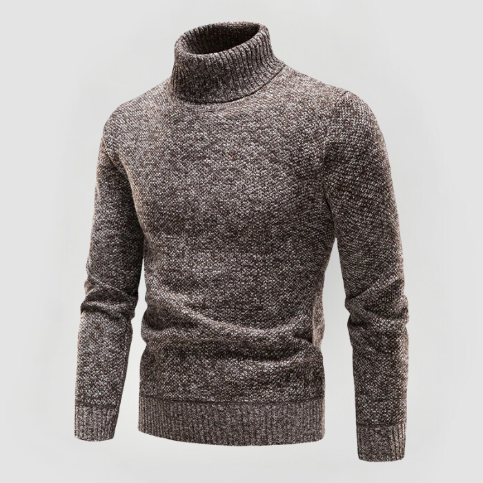 CHARLES - KNITTED TURTLENECK JUMPER