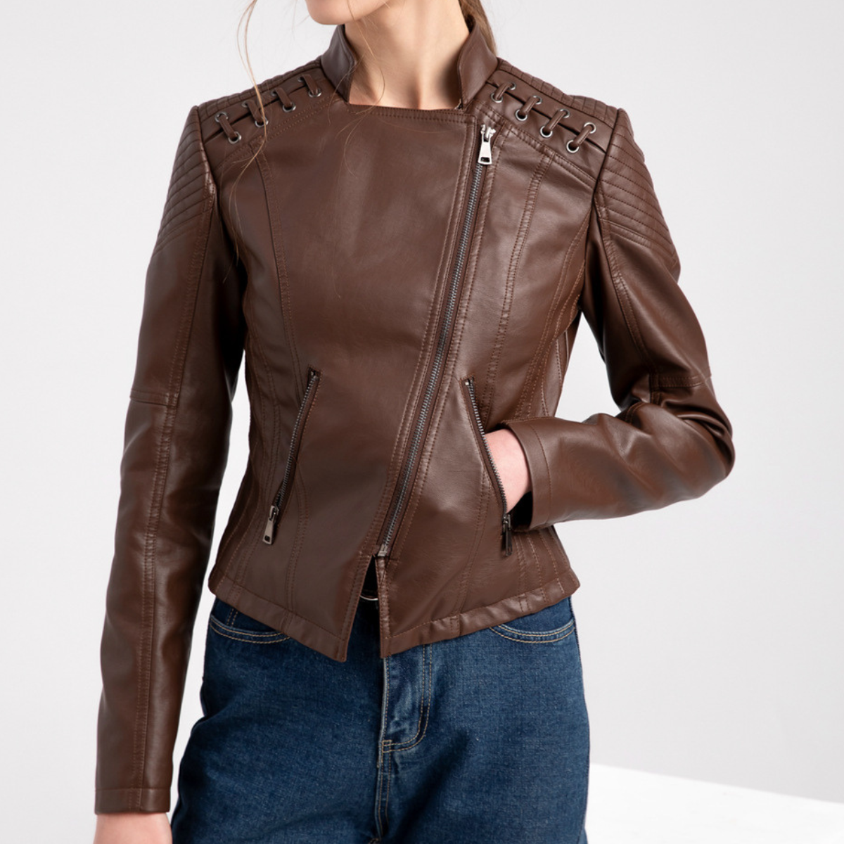 CLAUDIA - LEATHER JACKET