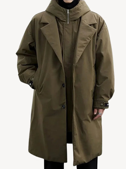 THOMAS - CLASSIC HOODED TRENCH COAT