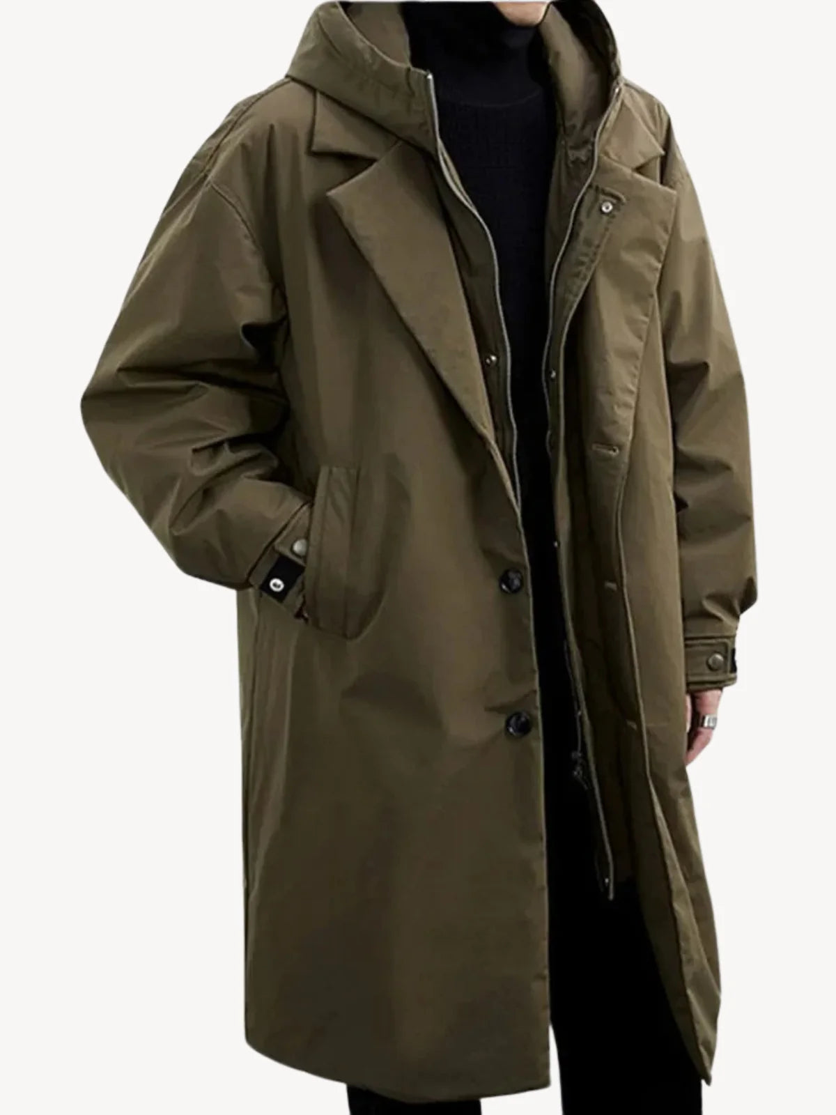 THOMAS - CLASSIC HOODED TRENCH COAT