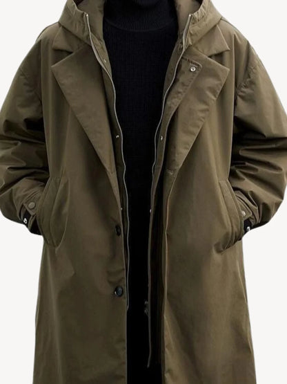 THOMAS - CLASSIC HOODED TRENCH COAT