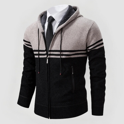 GRAHAM - HOODIE WITH ZIPPER CLOSURE