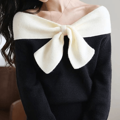 MARILYN - ELEGANT V-NECK SWEATER