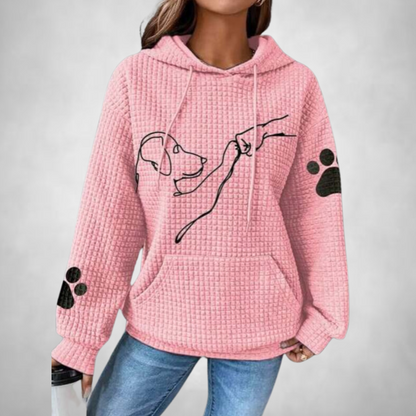 VIOLET - HOODED ANIMAL JUMPER