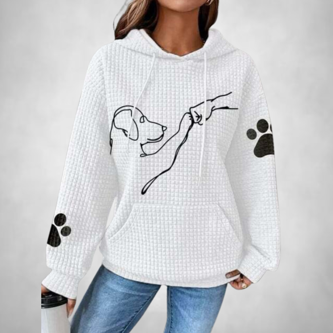 VIOLET - HOODED ANIMAL JUMPER