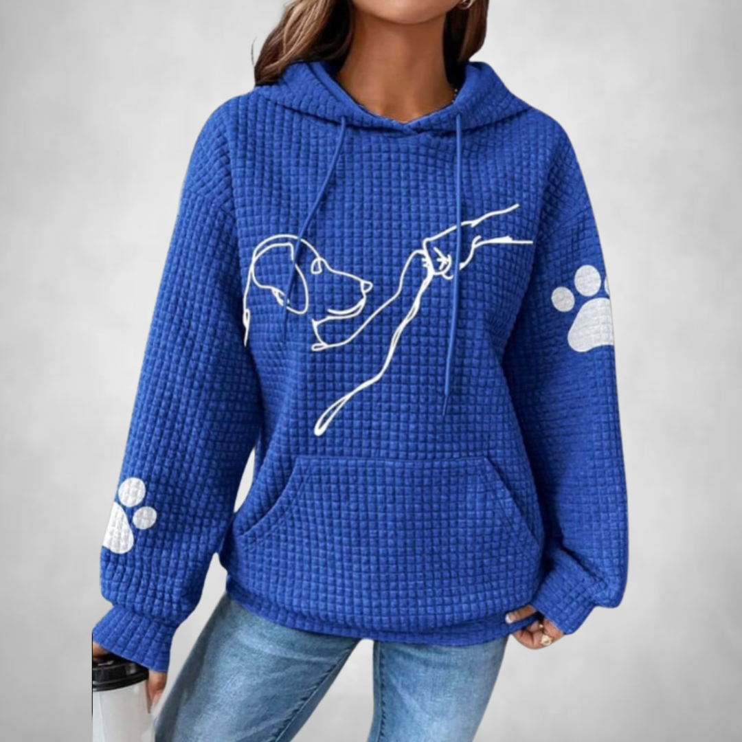 VIOLET - HOODED ANIMAL JUMPER