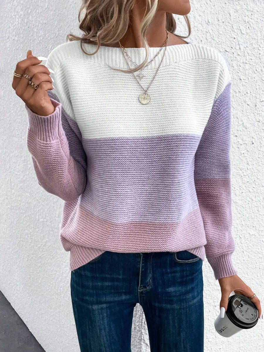 CHELSEA - OMBRE KNIT SWEATER