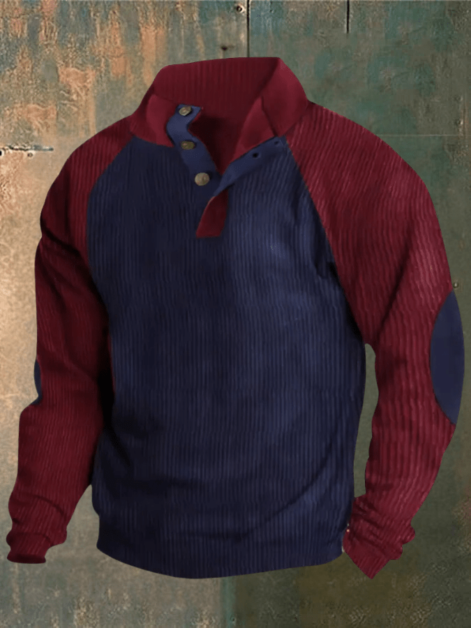 RICARDO - LONG SLEEVE CORDUROY SWEATER