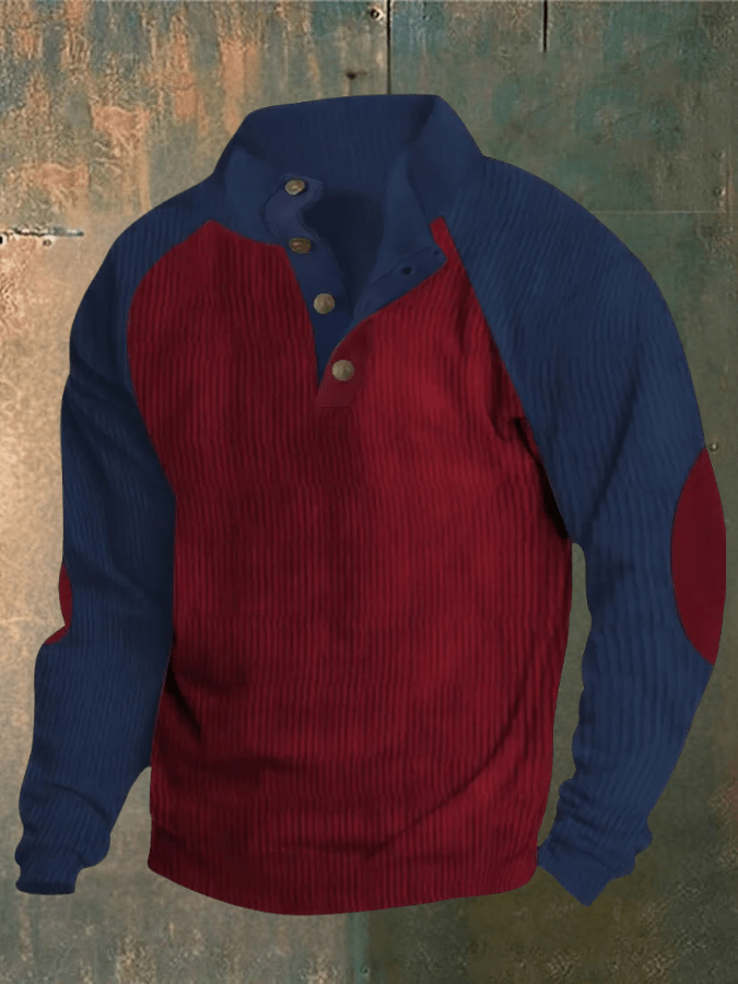 RICARDO - LONG SLEEVE CORDUROY SWEATER