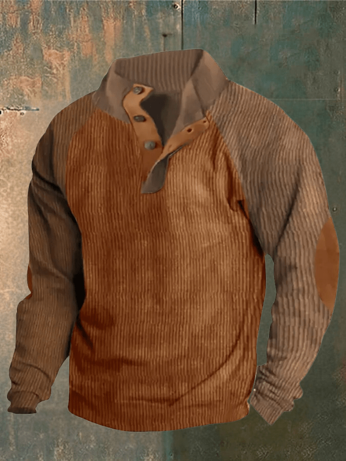 RICARDO - LONG SLEEVE CORDUROY SWEATER