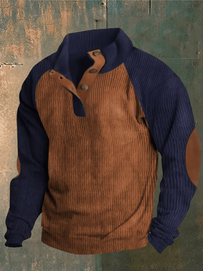 RICARDO - LONG SLEEVE CORDUROY SWEATER