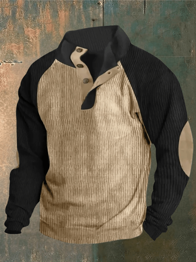 RICARDO - LONG SLEEVE CORDUROY SWEATER