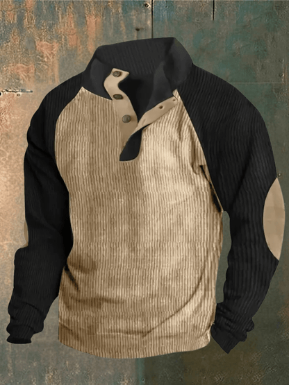 RICARDO - LONG SLEEVE CORDUROY SWEATER