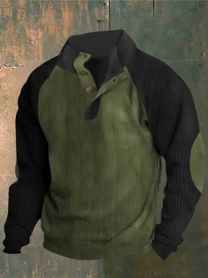 RICARDO - LONG SLEEVE CORDUROY SWEATER