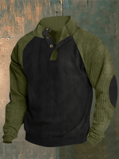 RICARDO - LONG SLEEVE CORDUROY SWEATER