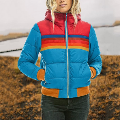 CHARLOTTE - RETRO HOODED JACKET