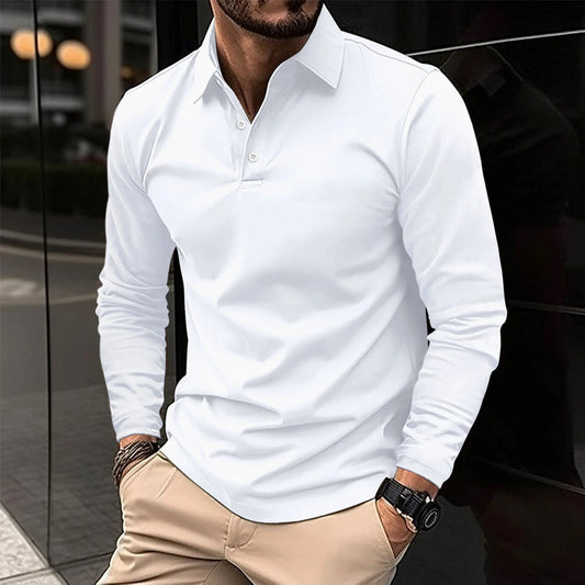 ROBERT - CASUAL LONG-SLEEVED POLO SHIRT