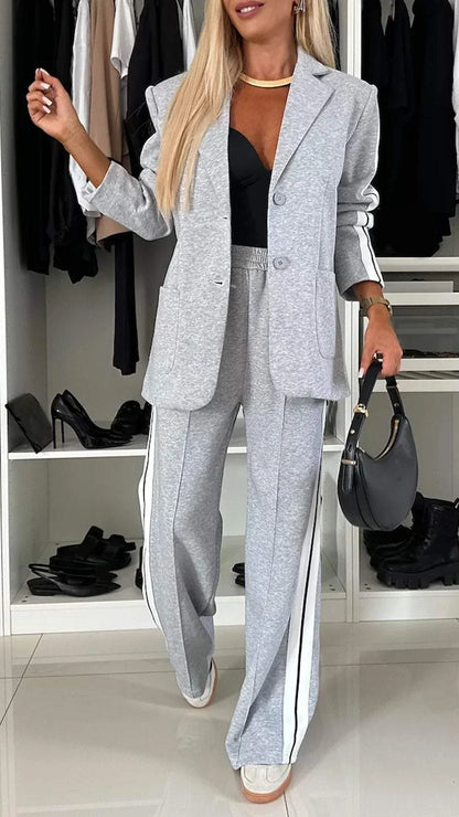 PATRICIA - JACKET AND WIDE PANTS SET