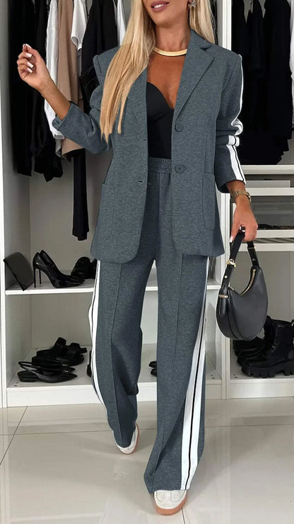 PATRICIA - JACKET AND WIDE PANTS SET