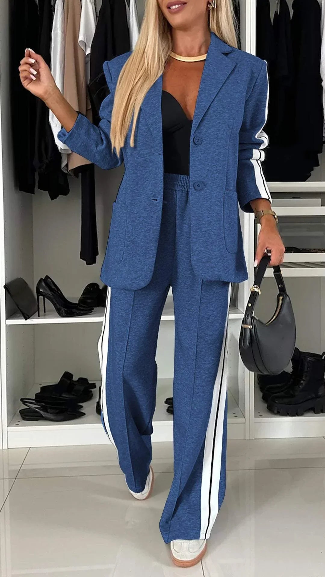 PATRICIA - JACKET AND WIDE PANTS SET