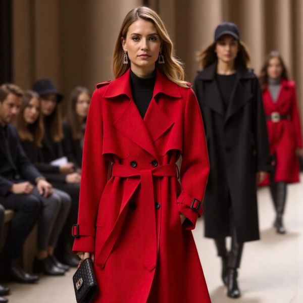 ELIZABETH - CLASSIC COAT WITH ADJUSTABLE BELT