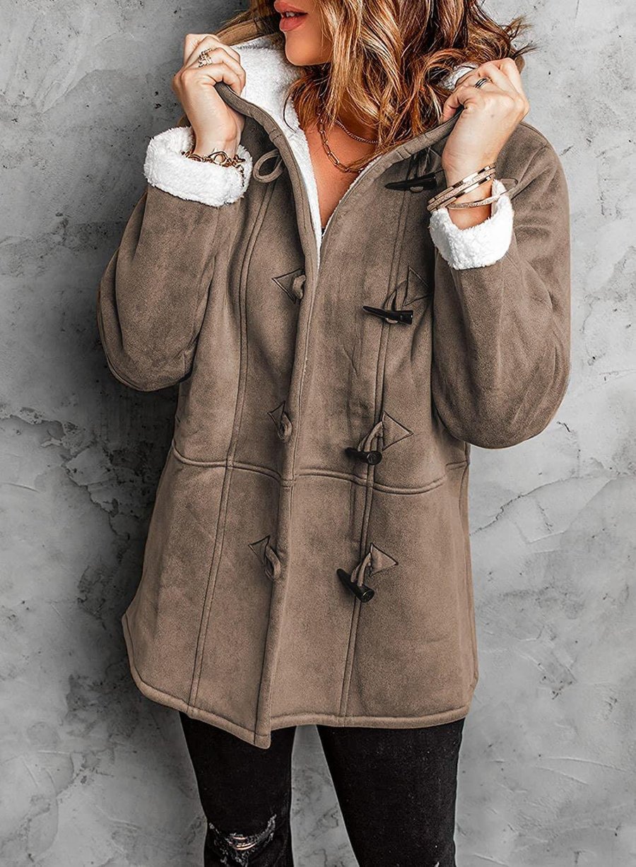 MARTA - SHEEPSKIN COAT WITH HOOD