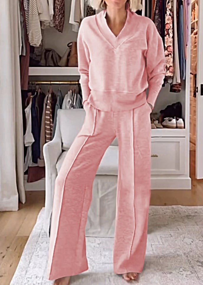 SONIA - SWEATSHIRT AND WIDE TROUSERS SET