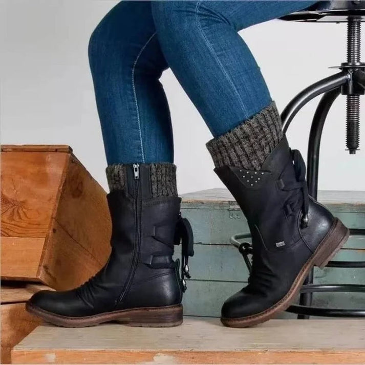 AMELIA - NONSLIP MID CALF BOOTS