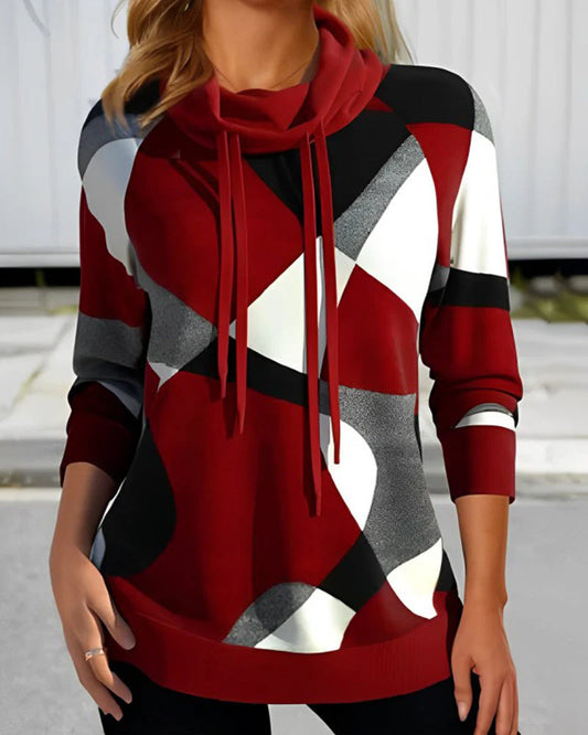 NATALIE - COLOUR BLOCK SWEATER FOR WOMEN