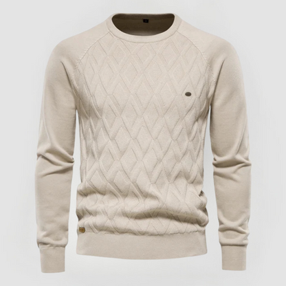 CONNOR - CABLE KNIT JUMPER