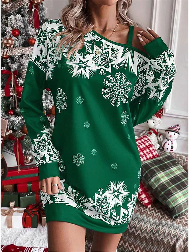 YOVANA - CHRISTMAS DRESS LONG SLEEVES