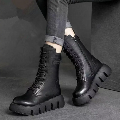 CHRISTINE - FASHIONABLE ERGONOMIC LEATHER BOOTS