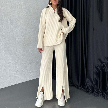 JANE - SWEATSHIRT AND FLARED PANTS SET