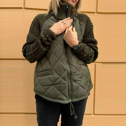 YOLANDA - QUILTED KNITTED JACKET